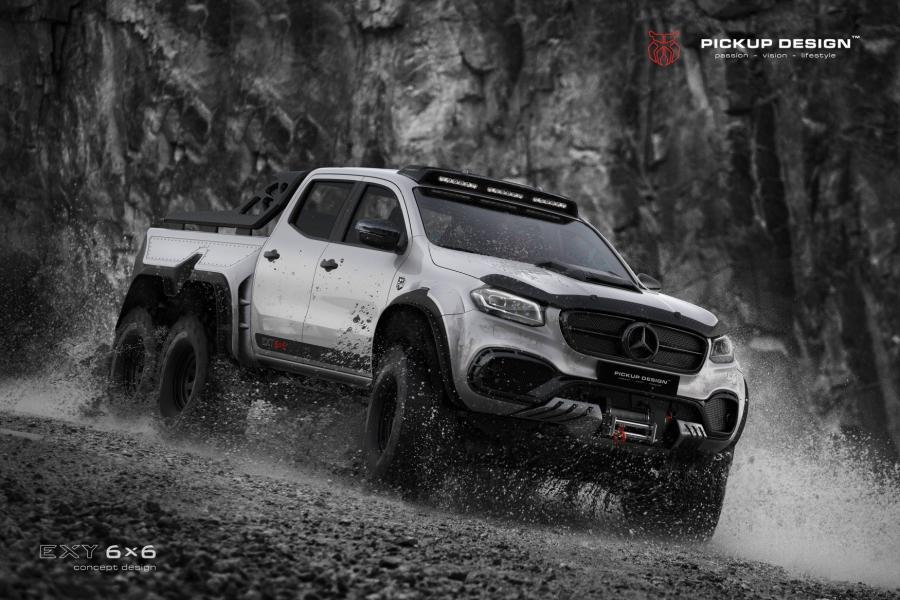  Mercedes-Benz X-Class EXY 6x6 by Pickup Design 2018 года  (фото 1 из 6)